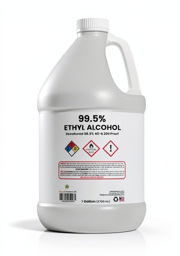 Ethyl Alcohol 99.5% Denatured Alcohol 40-B 200 Proof by Natural Cosmetic Labs | Made in The USA | Gallon - Pack of 1-0