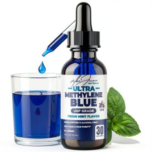 Alex Jones Methylene Blue Drops 1% USP Grade Fresh Mint 50ml-0