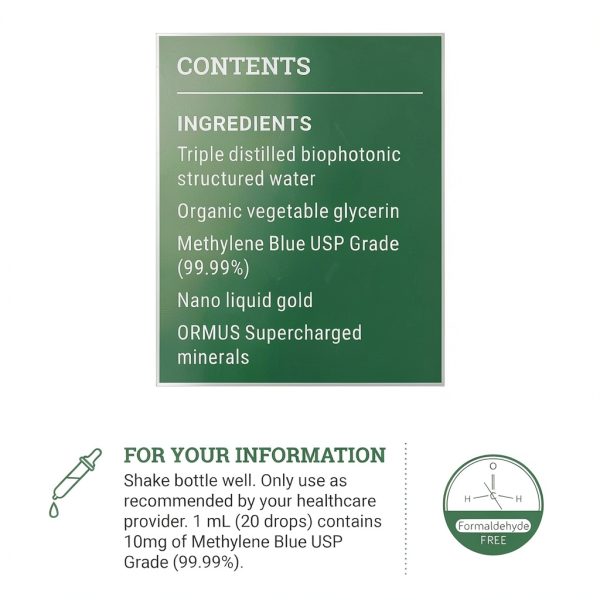 Methylene Blue Earth Harmony Pharmaceutical Grade 99.99% USP Grade 2-1