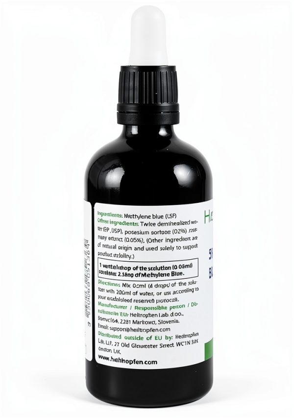 Methylene Blue 5% Solution 3.4 Fl Oz 100ml USP Grade Heiltropfen-4