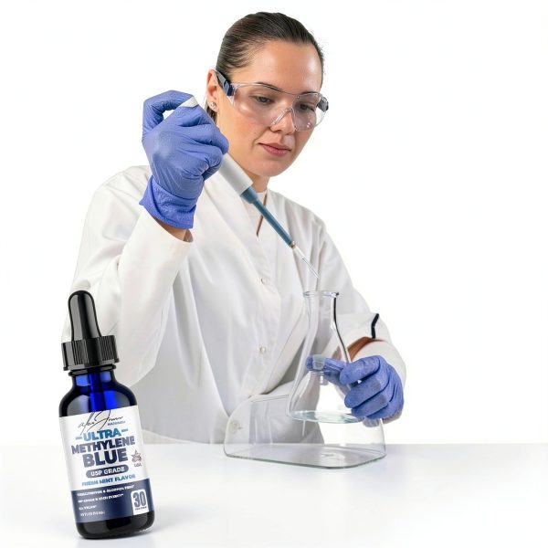 Alex Jones Methylene Blue Drops 1% USP Grade Fresh Mint 50ml-2