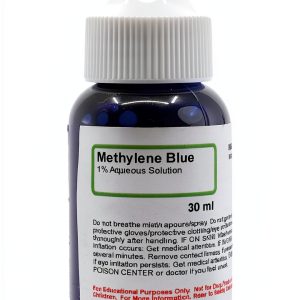ALDON Innovating Science Methylene Blue 1% Aqueous Solution, 1 fl oz (30mL) Dropper Bottle - Methyl Blue Microscope Stain - The Curated Chemical Collection-0