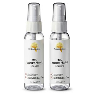 Isopropyl Alcohol 99% Spray Bottles 4 Pack – 2.3oz – Florida Labs-0